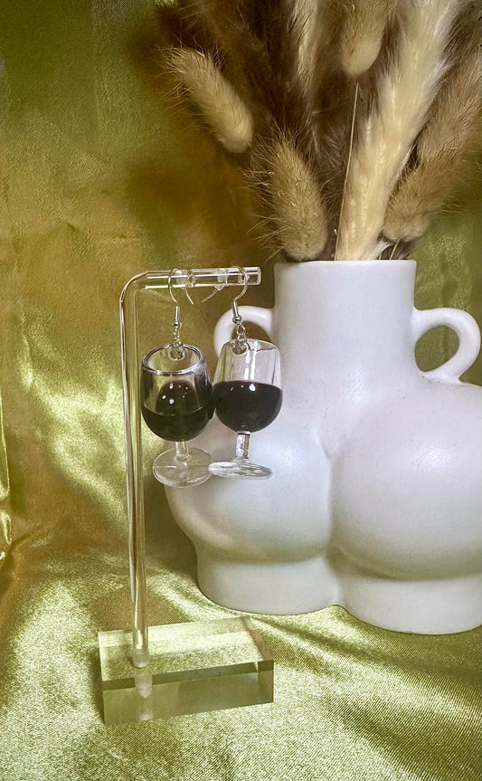 Wine Earrings